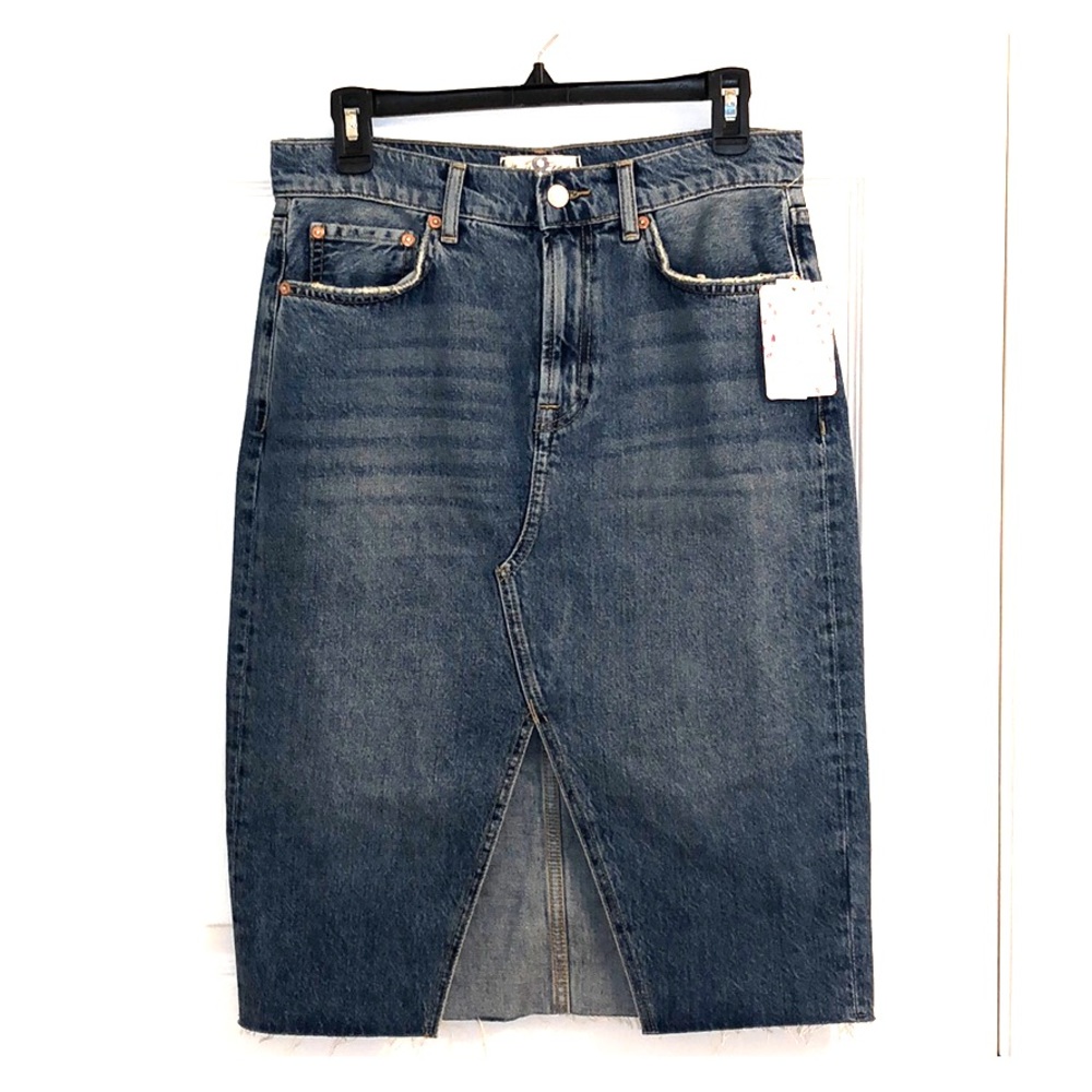 Free People Denim Skirt